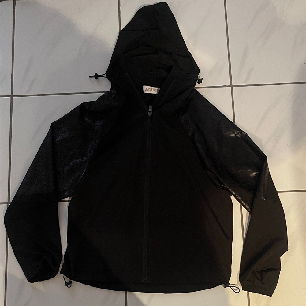 Beach Riot Black Hooded Jacket